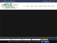 Tablet Screenshot of hoteledenlignano.it